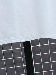 Manfinity Homme Men's Solid Color Round Neck Short Sleeve T-Shirt White