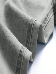Men's Stylish Slim Fit Distressed Jeans Grey