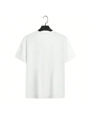 Women's Summer Cotton T-Shirt Alphabet Flower Perfume Shirt Fashion Printed Pattern T-Shirt Brand High Quality Short Sleeve Top White